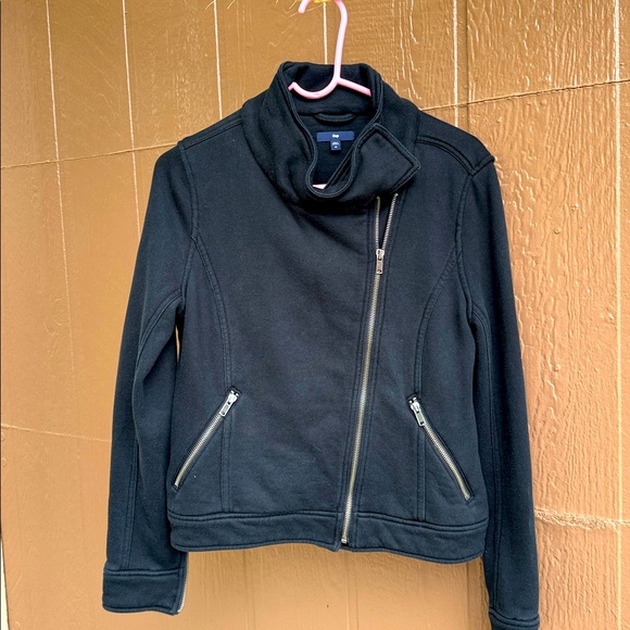 GAP Tops - Gap Motorcycle Jacket Style Sweatshirt
